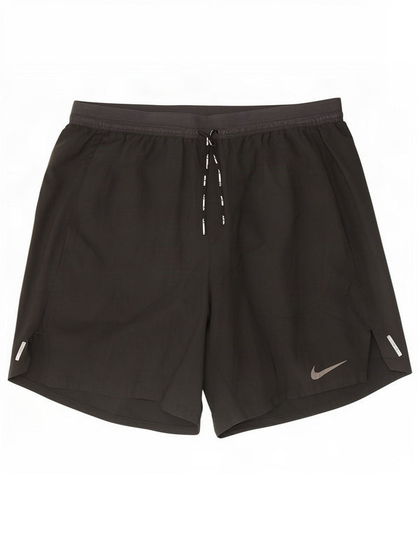 Damskie spodenki sportowe Nike Dri Fit UK 12, średni czarny poliester