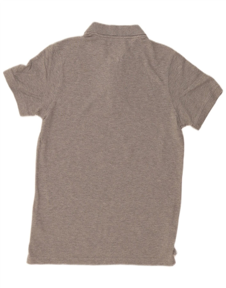 Męska koszulka polo Tommy Hilfiger, średnioszara, bawełniana