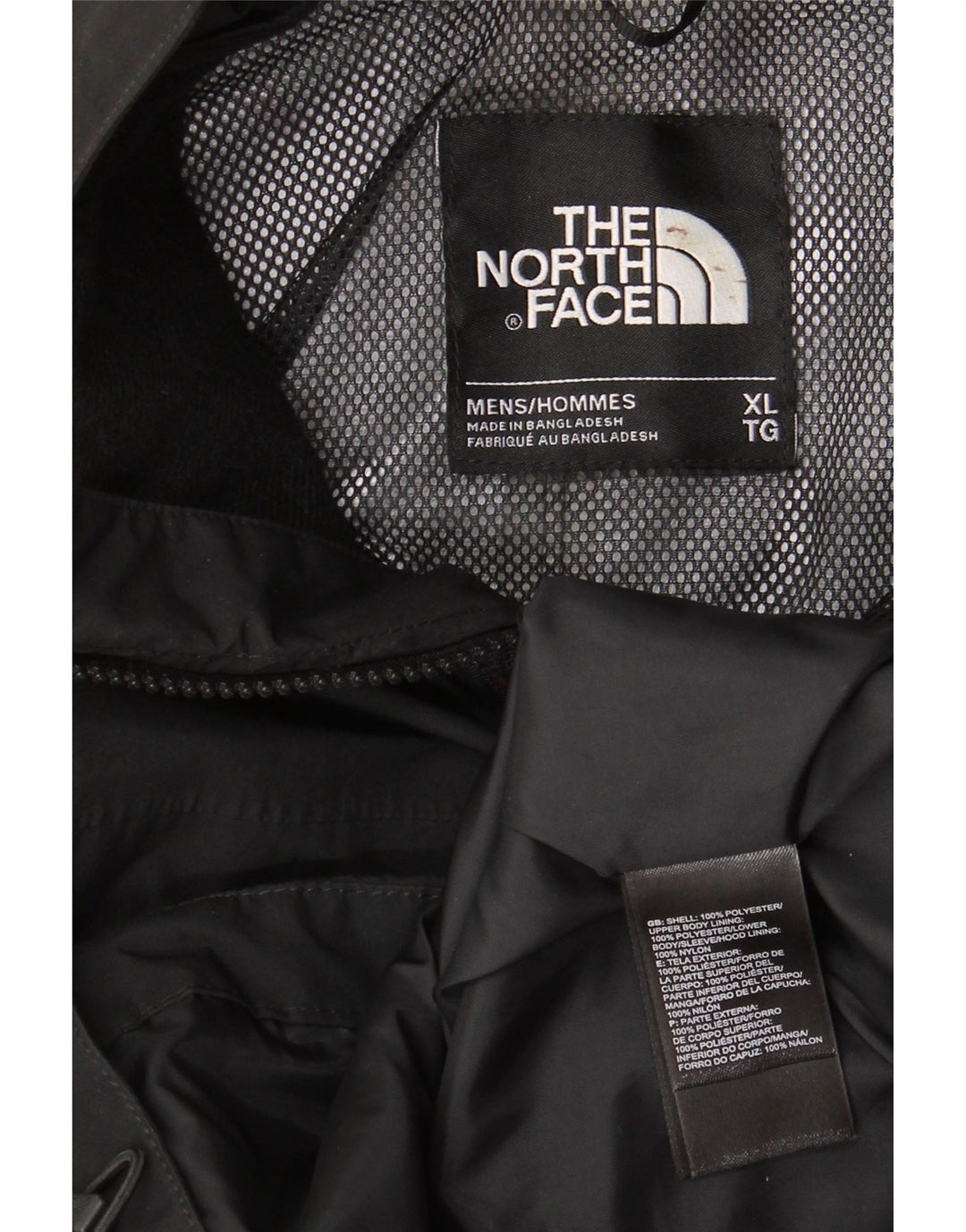 Męska kurtka przeciwdeszczowa z kapturem The North Face Hyvent Graphic, UK 42 XL, czarna