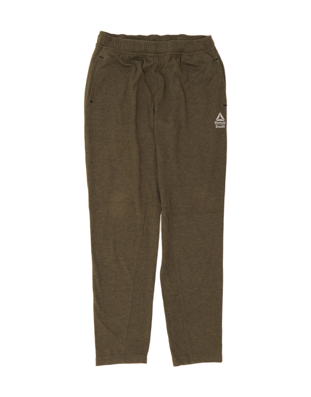 REEBOK Mens Tracksuit Trousers Medium Khaki Polyester Vintage Reebok and Second-Hand Reebok from Messina Hembry 