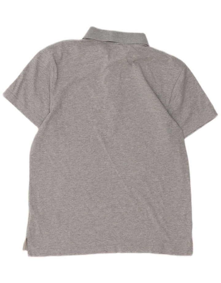 Męska koszulka polo Nike, średnioszara, bawełniana