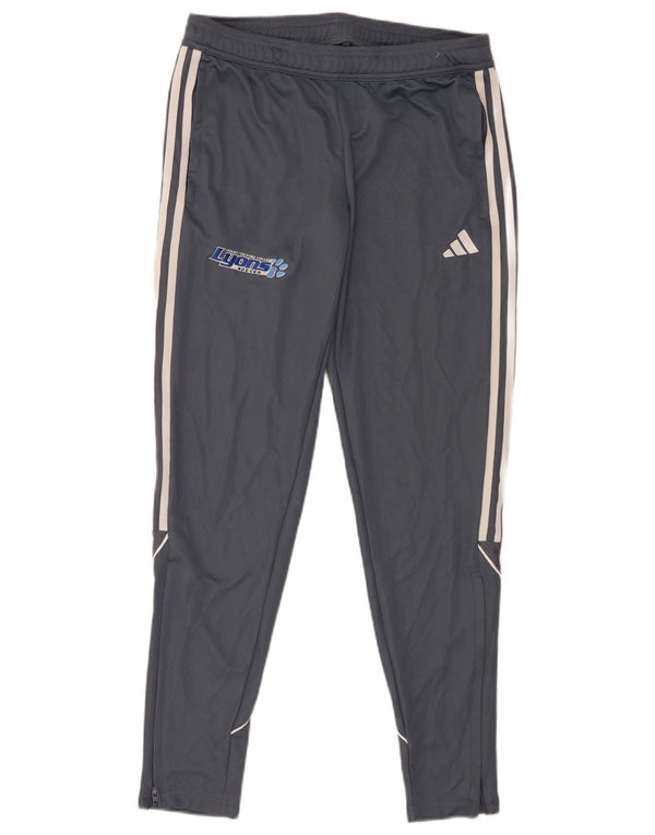 Damskie spodnie dresowe Adidas Graphic UK 12/14 Średni szary