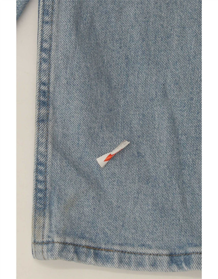 Wrangler Męskie proste dżinsy W38 L30 Niebieskie bawełniane