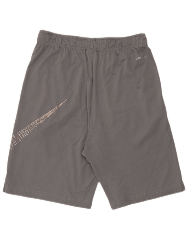 Męskie spodenki sportowe Nike Dri Fit Graphic, średnioszary poliester