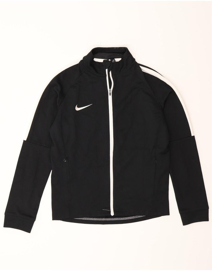 Chłopięca kurtka dresowa Nike Dri Fit 10-11 lat, średnia czarna, z blokami kolorów