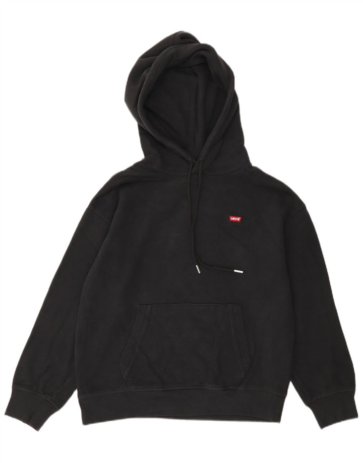 Męski sweter z kapturem Levi's, mały, czarny, bawełniany