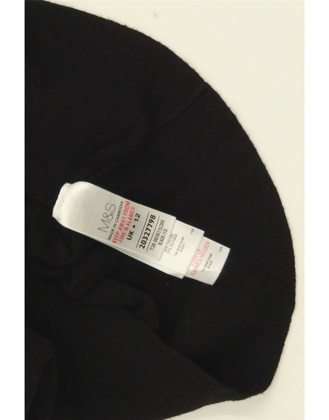 Sweter damski Marks & Spencer UK 12, średni czarny, wiskoza