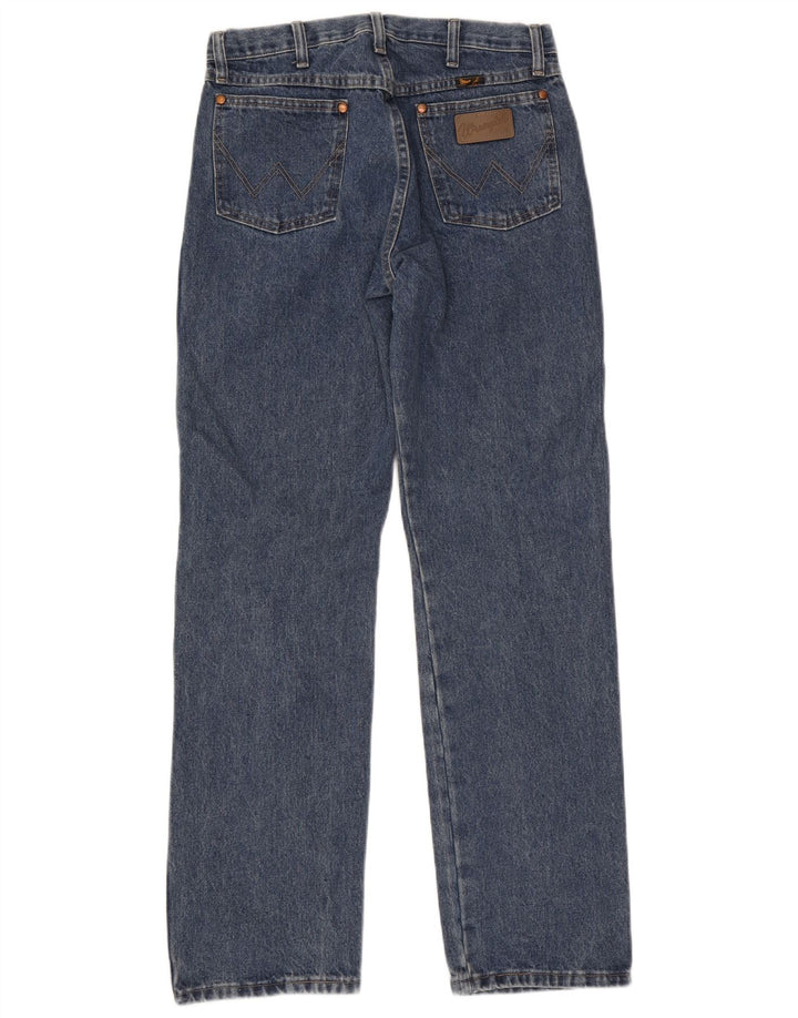 Wrangler Męskie proste dżinsy W32 L32 Niebieskie bawełniane