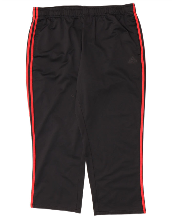 Męskie spodnie dresowe Adidas 2XL, czarny poliester
