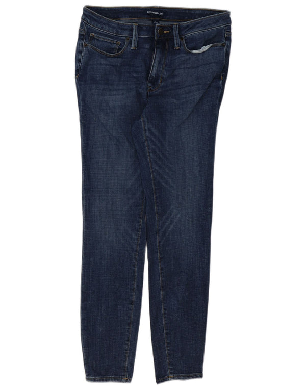 Damskie jeansy skinny CALVIN KLEIN US 8 Medium W30 L28 Niebieskie, bawełniane