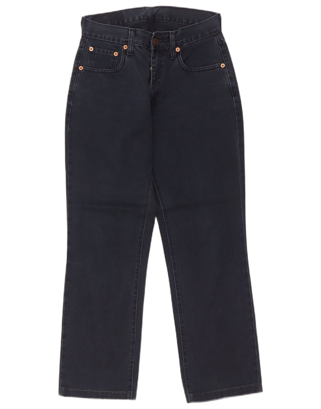 Damskie dżinsy Levi's 595 Straight W28 L27 Granatowa bawełna