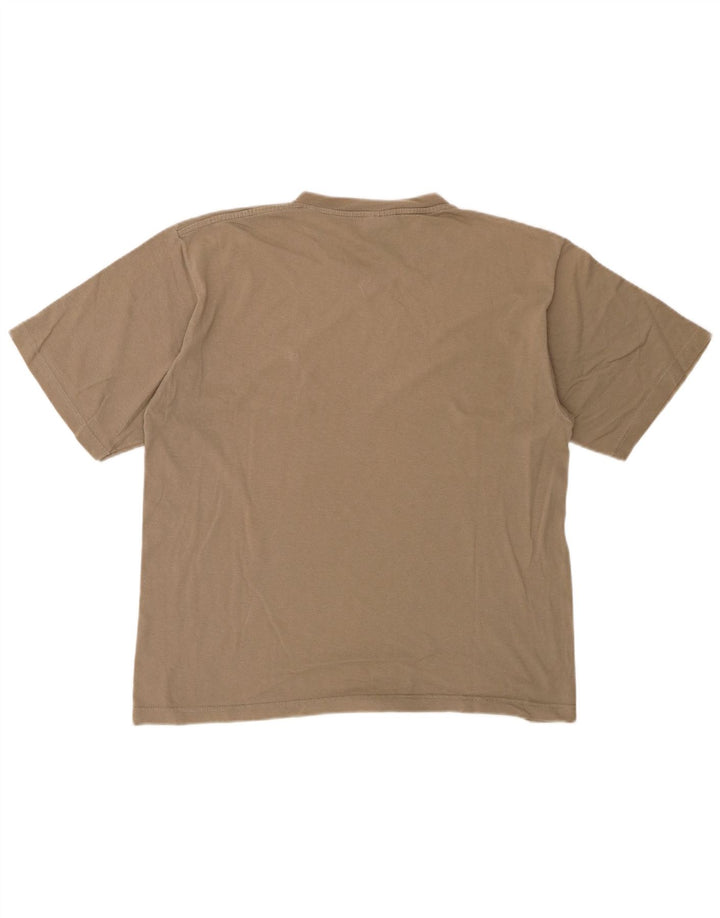CHAMPION Mens T-Shirt Top Medium Khaki