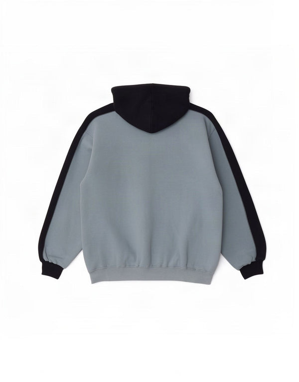 Diadora Mens Hoodie Jumper XL Blue Colourblock Cotton