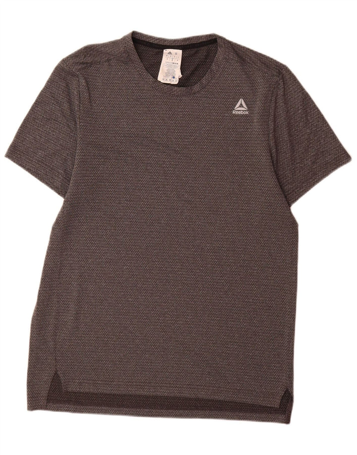 Męska koszulka Reebok Speedwick Top, średni szary poliester