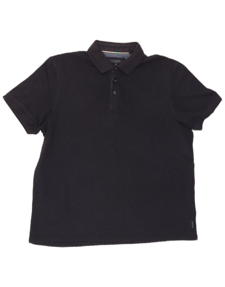 Męska koszulka polo Ted Baker, rozmiar 6, 2XL, granatowa, bawełniana