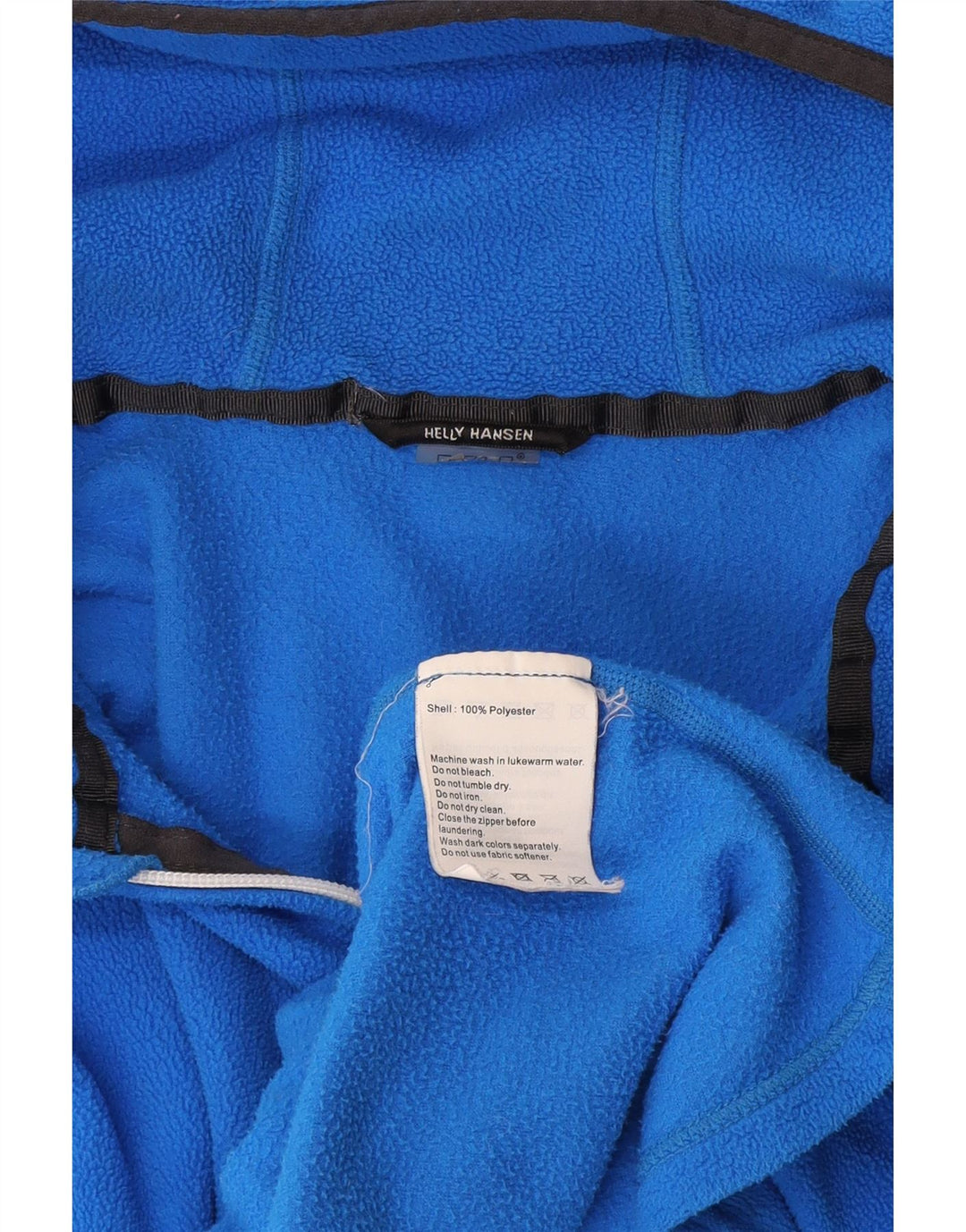 Damska kurtka polarowa z kapturem Helly Hansen UK 14, średni niebieski poliester