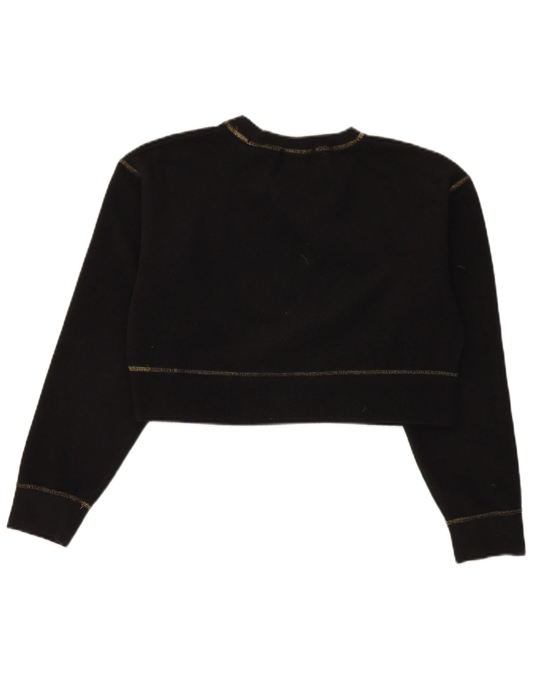 Damski sweter Nike Crop Fleece UK 10, mały, czarny poliester