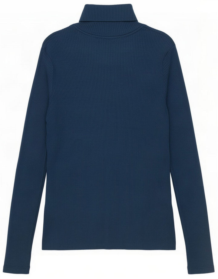 Marks & Spencer Damski top regularny z długim rękawem UK 12 Medium Blue Flecked