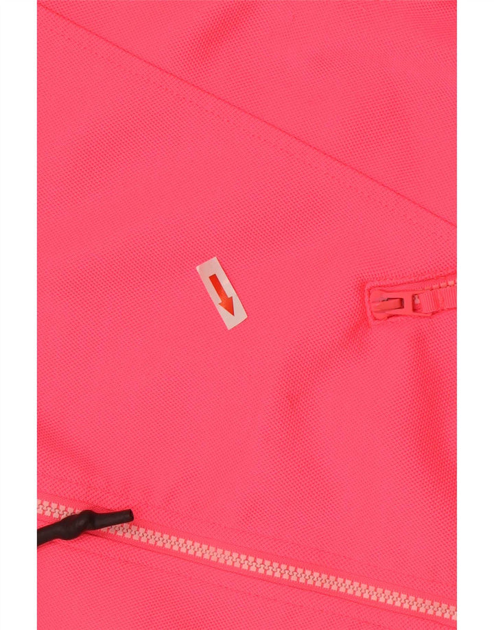 Damski sweter Zara Crop Oversize z kapturem i zamkiem błyskawicznym UK 14 Średni różowy poliester