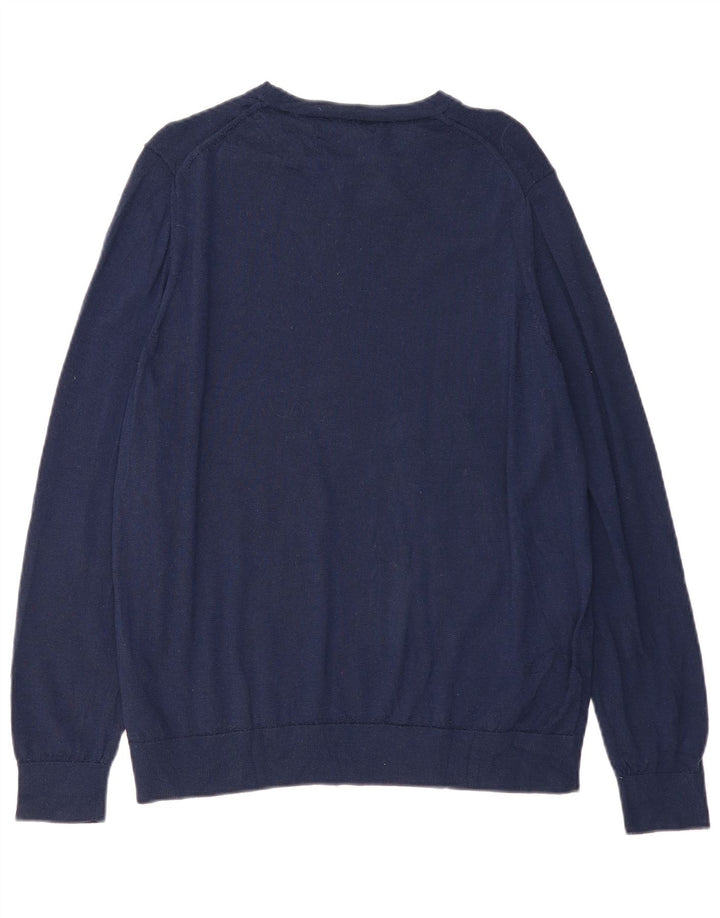 MARKS & SPENCER Damski sweter z dekoltem w łódkę, UK 18 XL, granatowy
