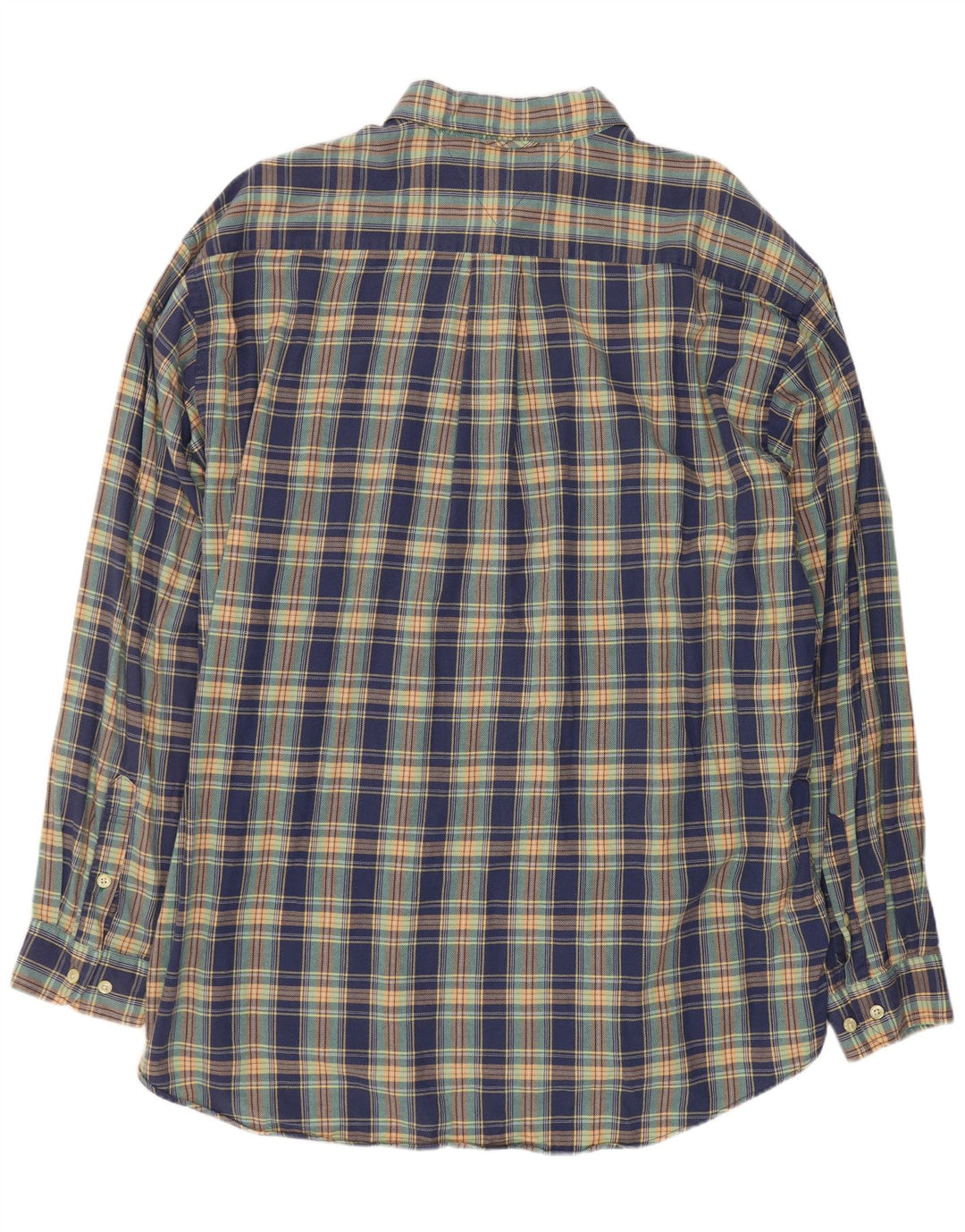 Koszula męska Tommy Hilfiger XL w niebieską kratkę, bawełniana