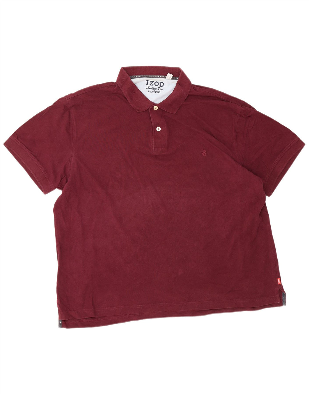Męska koszulka polo IZOD Herritage Fit 2XL, bordowa