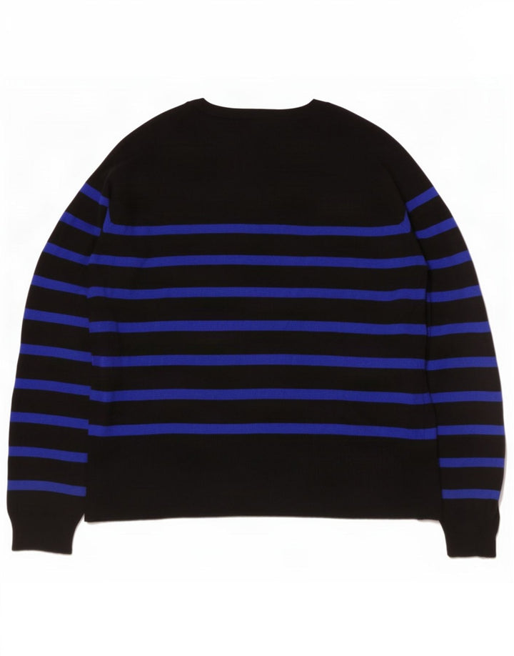 Sweter damski Zara z okrągłym dekoltem UK 10 w małe czarne paski