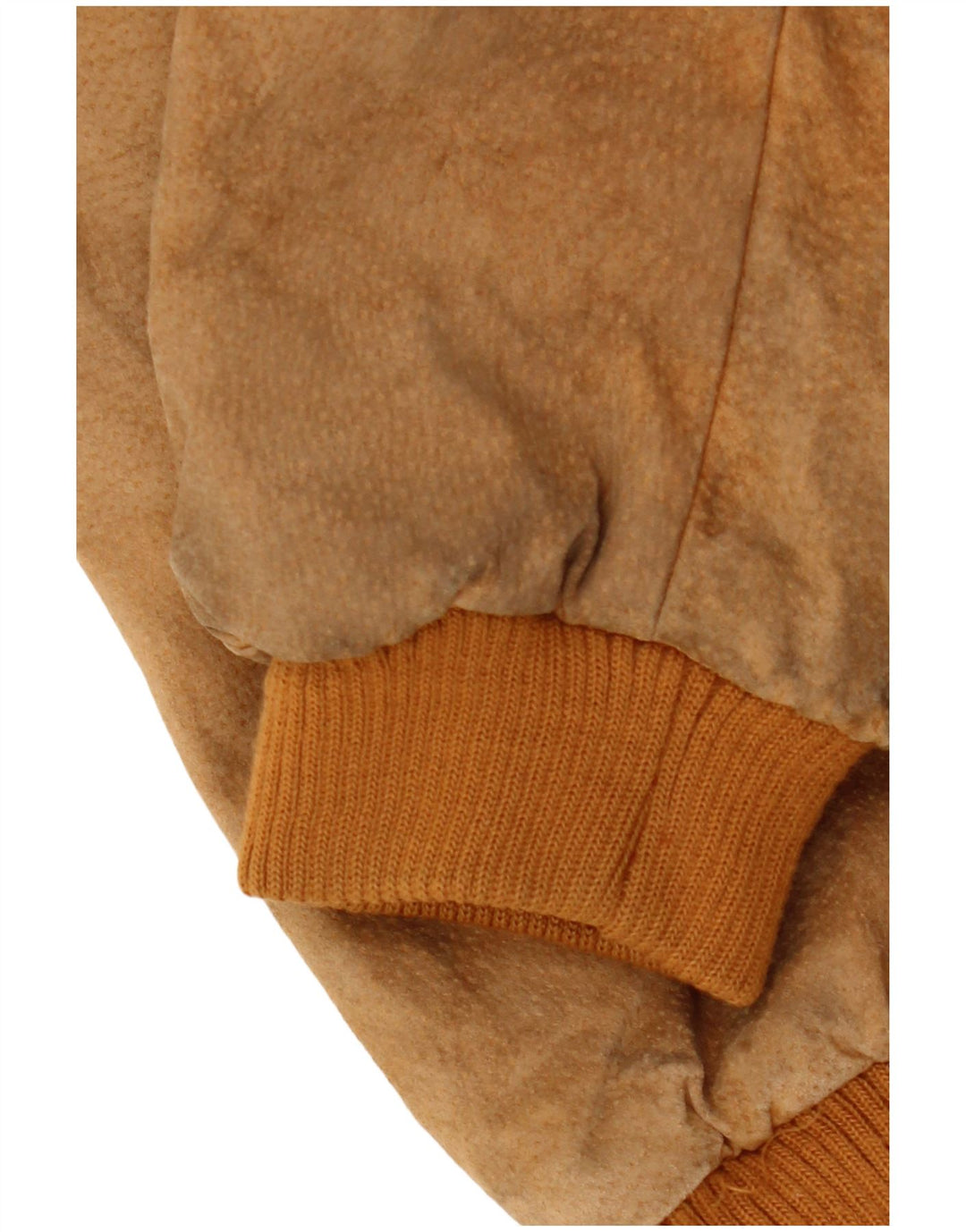 TALLY HO Damska, oversize'owa, zamszowa kurtka bomberka UK 10, mała brązowa