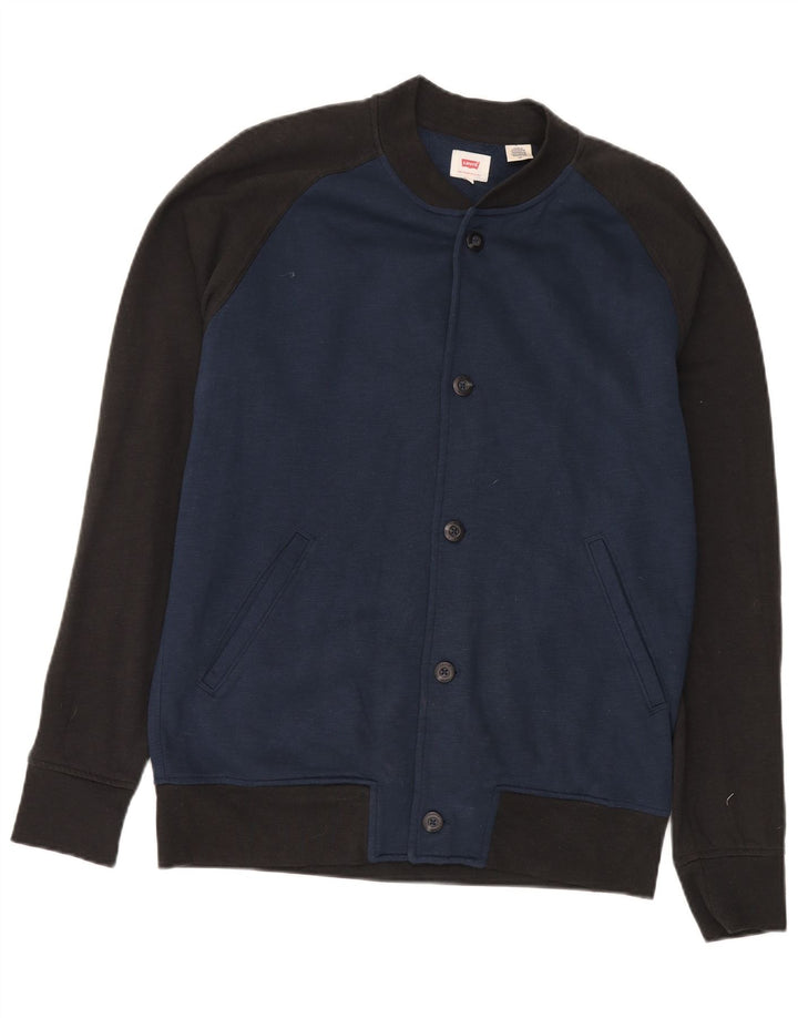 Męska kurtka Varsity LEVI'S UK 40, duża, bawełniana w kolorze granatowym