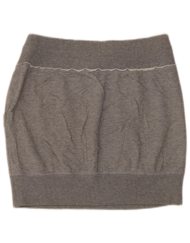 Spódnica mini damska Benetton W30 średnioszara