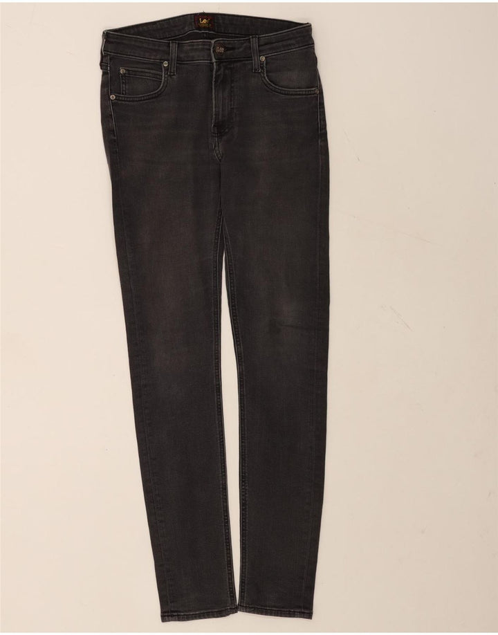 Damskie jeansy Lee Malone Skinny W29 L32, czarne, bawełniane