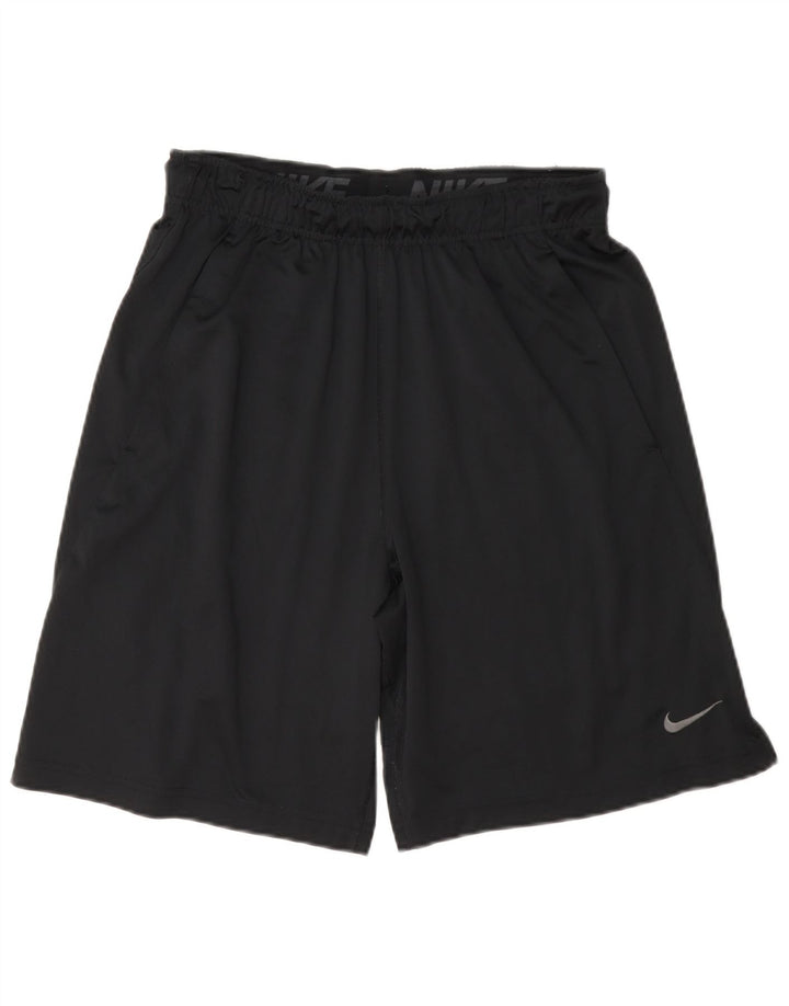 Męskie spodenki sportowe Nike Dri Fit, małe, czarne, poliestrowe