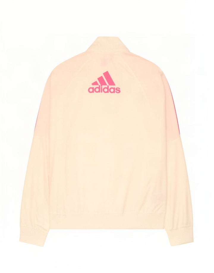 Kurtka dziewczęca Adidas Dresowa Top 14-15 Lat Off White Poliester