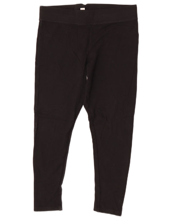 Damskie legginsy Capri Topshop UK 12, średnia czarna wiskoza