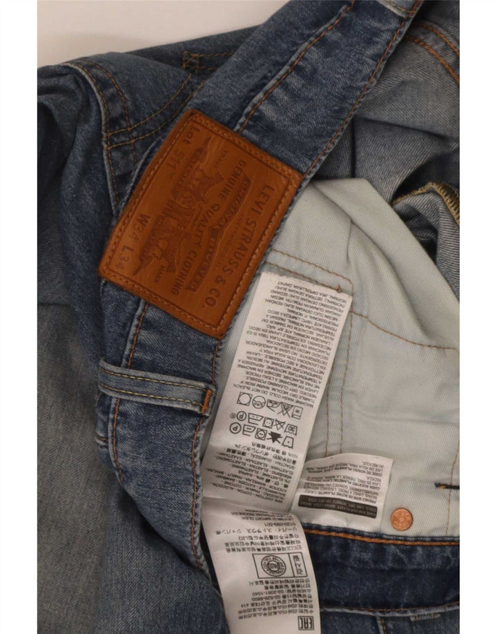 Męskie jeansy Levi's 511 Slim W34 L34 Niebieska bawełna
