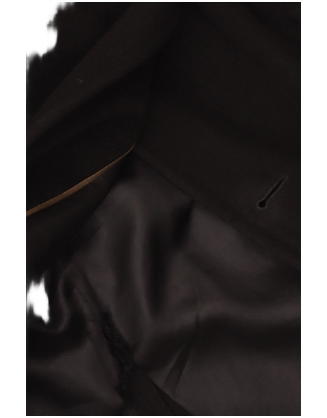 Płaszcz męski Hugo Boss IT 54 2XL Czarna dziewicza wełna