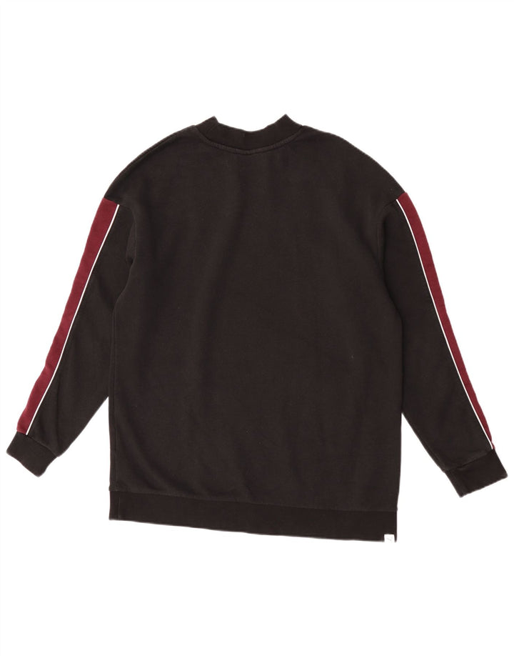 Damska bluza Puma Sweter UK 12 Średnia czarna bawełna z blokami kolorów