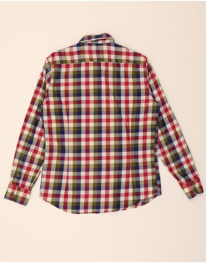 MASSIMO DUTTI Mens Shirt Medium Multicoloured Check Vintage Massimo Dutti and Second-Hand Massimo Dutti from Messina Hembry 