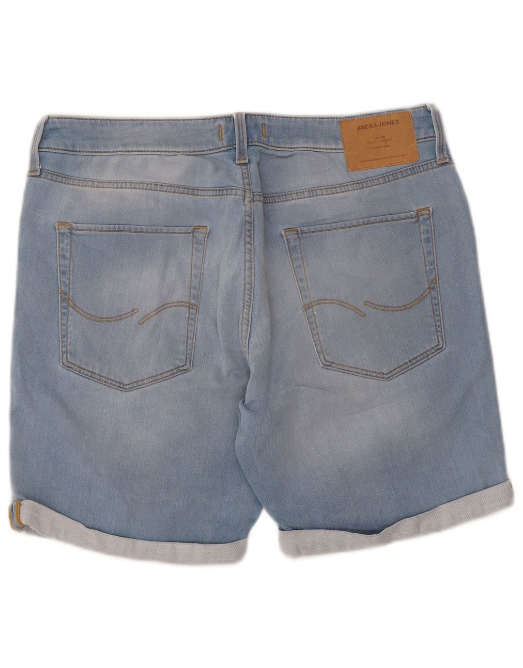 Męskie spodenki jeansowe JACK & JONES, duże, W34, niebieskie, bawełniane