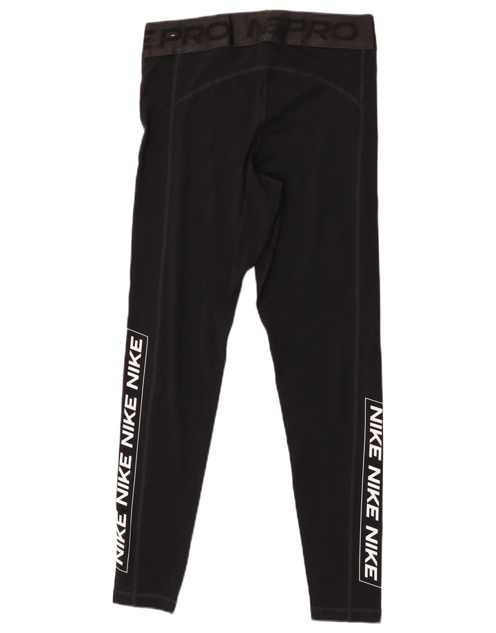 Damskie legginsy Nike Graphic UK 14, średni czarny poliester