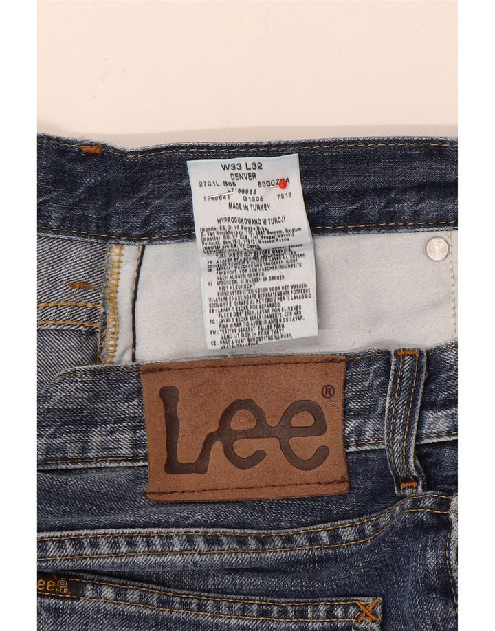 Męskie jeansy Lee Denver Bootcut W33 L32, granatowe, bawełniane