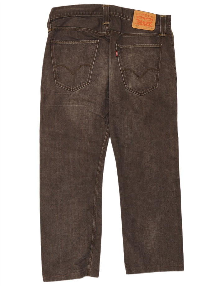 Męskie jeansy Levi's 504 Cropped W34 L26 Szare