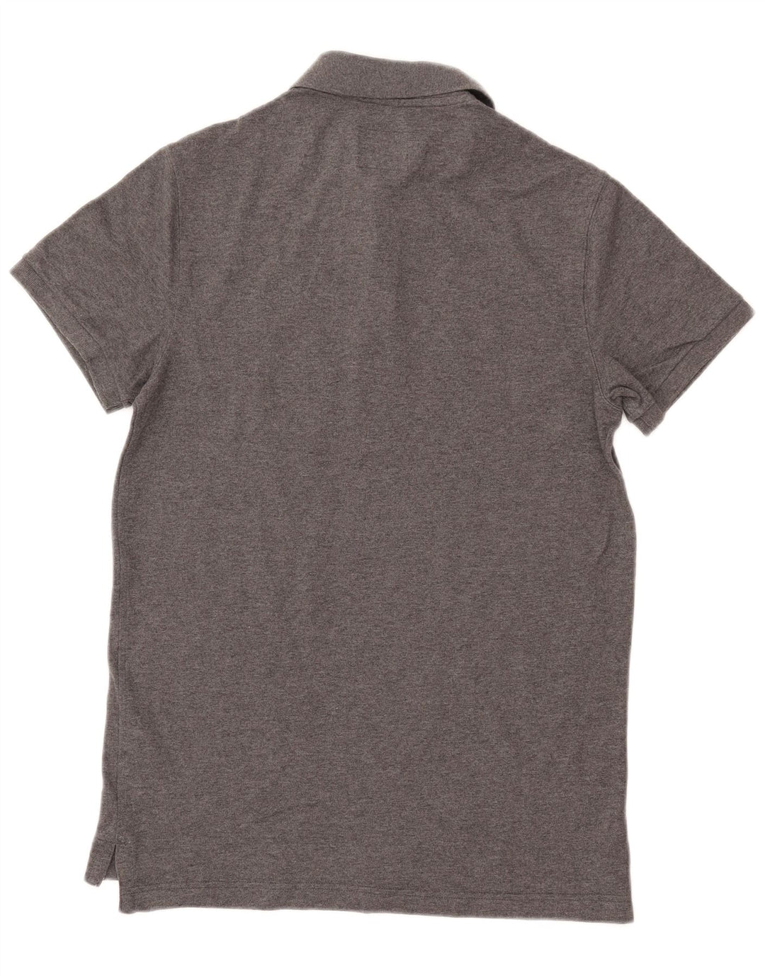 Męska koszulka polo o swobodnym kroju ABERCROMBIE & FITCH, mała, szara, bawełniana