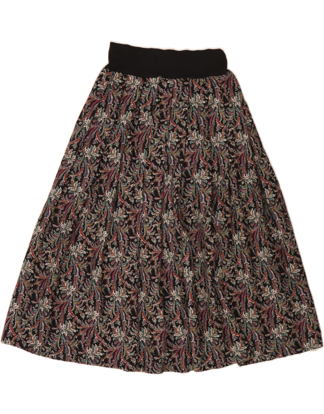 VINTAGE Womens Pleated Skirt Small W26  Multicoloured Floral Vintage Vintage and Second-Hand Vintage from Messina Hembry 