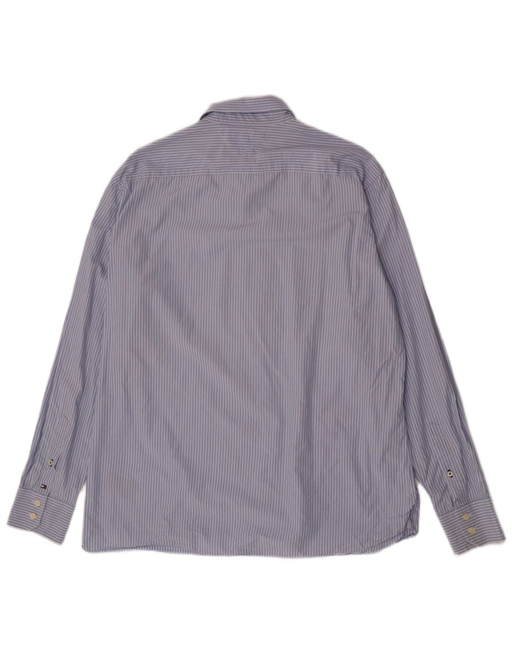 Męska koszula o regularnym kroju Tommy Hilfiger XL, bawełniana w niebieskie paski