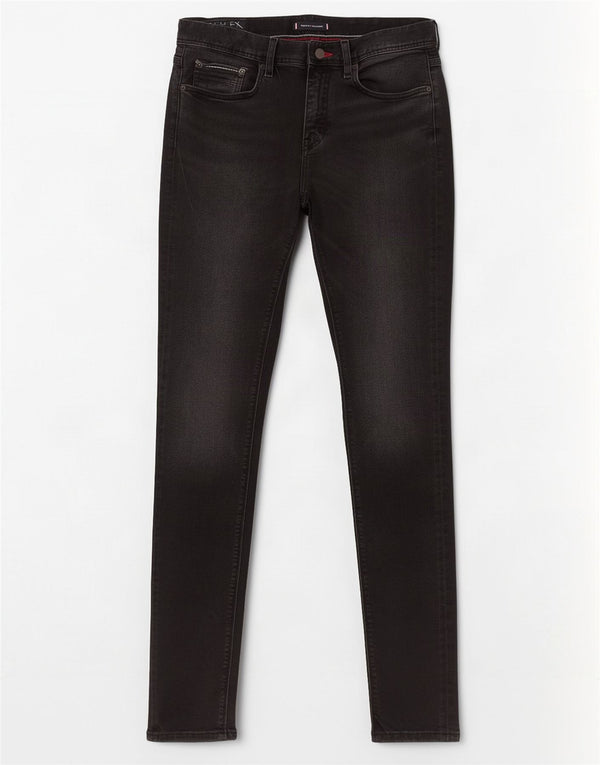 Męskie dżinsy Tommy Hilfiger Bleecker Slim W33 L32 Czarna bawełna