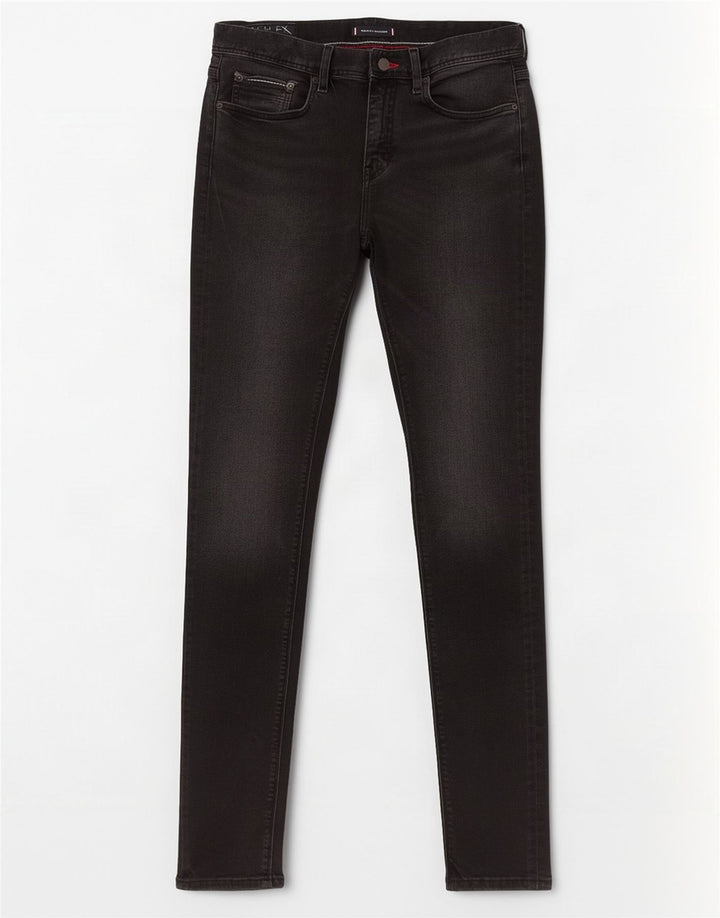 Męskie dżinsy Tommy Hilfiger Bleecker Slim W33 L32 Czarna bawełna