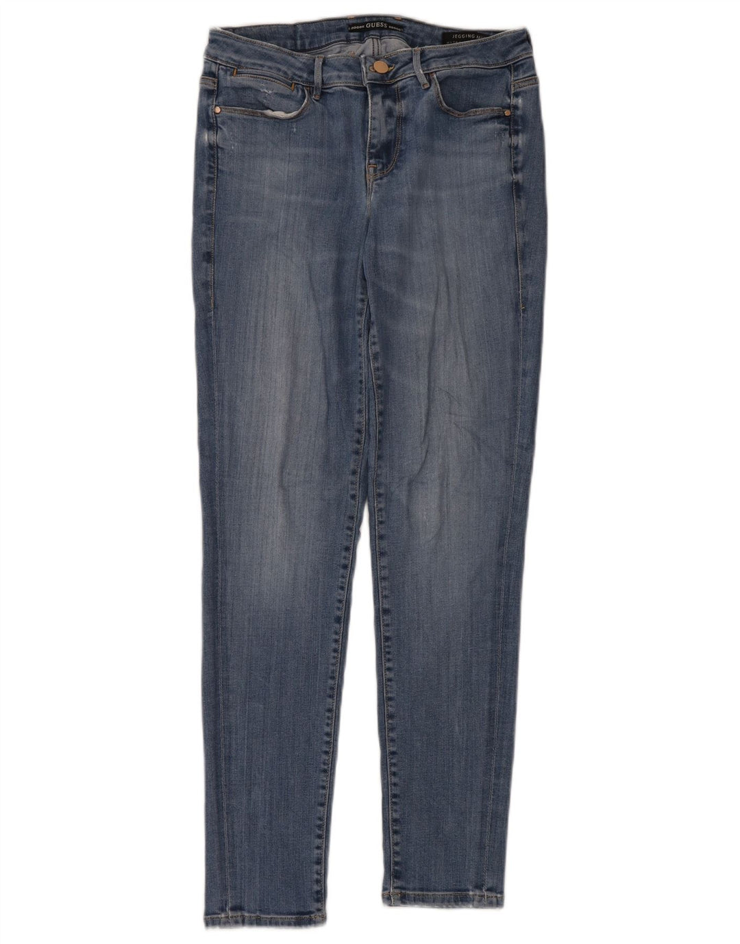 Damskie dżinsy Guess Jegging W28 L30 Niebieskie