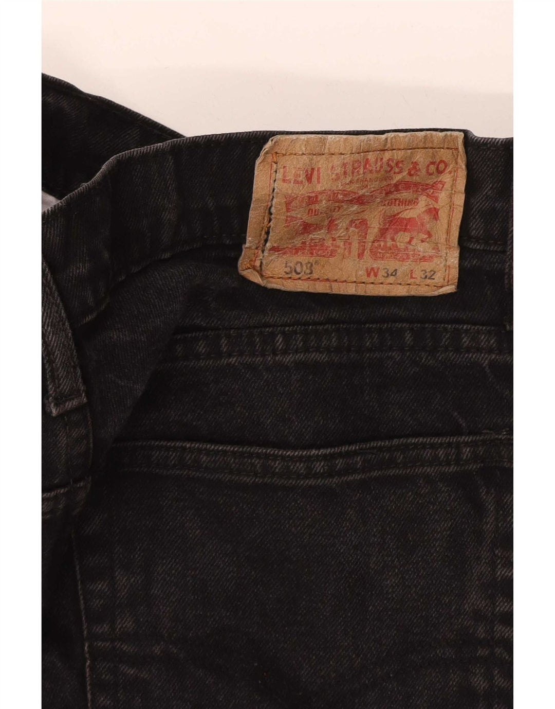 Męskie jeansy Levi's 508 zwężane W34 L32 czarne