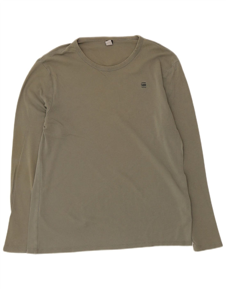 Damski top G-Star z długim rękawem, UK 18 XL, khaki